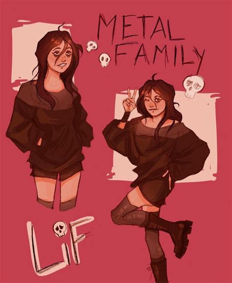 Metal Family Lif | Rock family, Cartoon shows, Family art