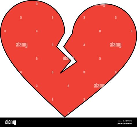 broken heart illustration  res stock photography  images alamy