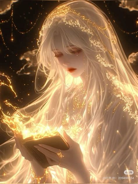 𝙿𝚊𝚛𝚜𝚕𝚎𝚢🌷 | Animated goddess, Light goddess character design, White