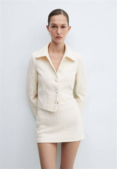 Жакет Mango NICE, цвет: белый, RTLADJ837401 — купить в интернет ...