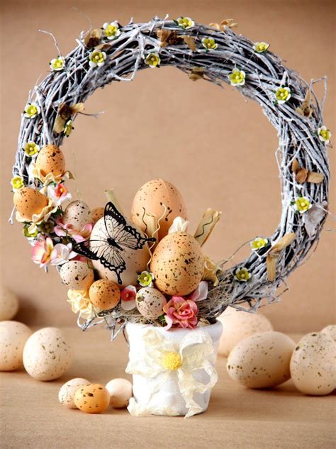 Декор - пасха для дома и на подарок Easter Wreath Craft, Diy Easter ...