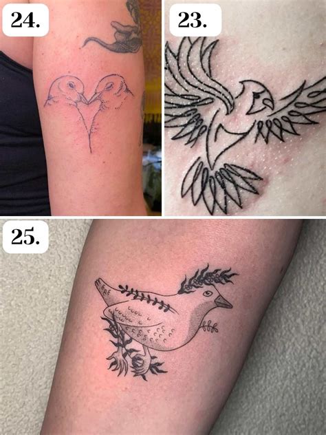 Sweet Dove Tattoo Ideas That Symbolize Love - Tattoo Glee