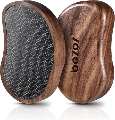 BEZOX Glass Foot Scrubber - Nano-glass Pedi Egg Pumice Stone for Feet