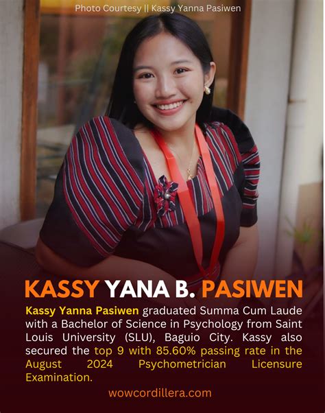 Kassy Yana Pasiwen from Apayao Graduated Summa Cum Laude and Top 9 in