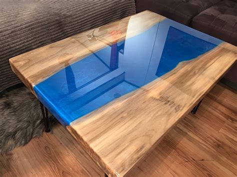 White Birch River Coffee Table - Etsy