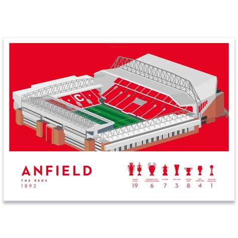 Liverpool FC Anfield Champions Wall Edition the Reds | Etsy UK