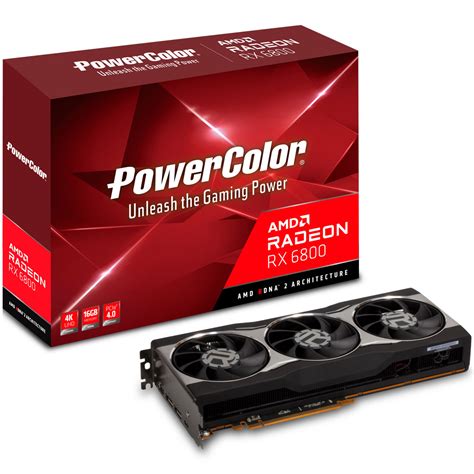 Buy PowerColor Radeon RX 6800 16GB RDNA 2 [AXRX-6800-16GBD6-M2DHC] | PC ...