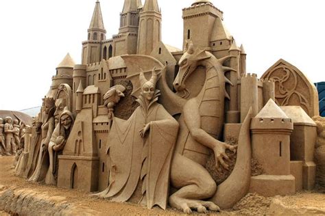 magical sand sculptures  inspire   summer