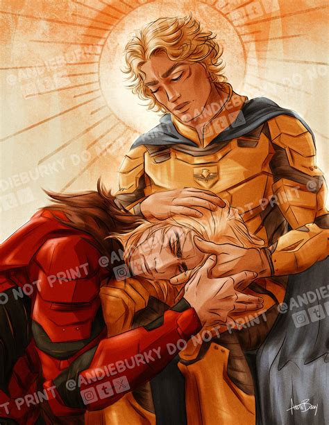 Darrow & Cassius Print | Red Rising Fan Art | Light Bringer by Pierce