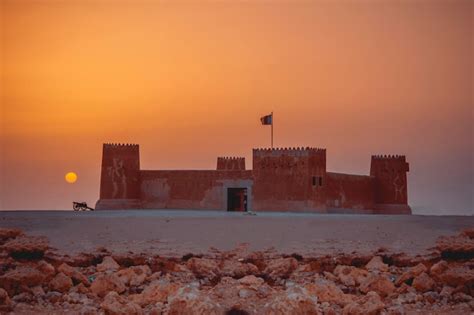 Premium Photo | Al zubarah fort unesco heritage site in qatar