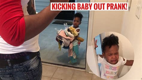 KICKING BABY OUT PRANK - YouTube