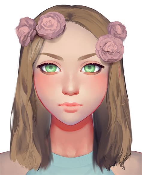 hannah female art drawings drawing templates