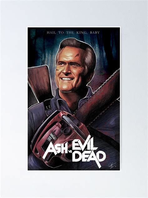 "Ash vs Evil Dead Fanart" Poster for Sale by DustinGoebel | Redbubble