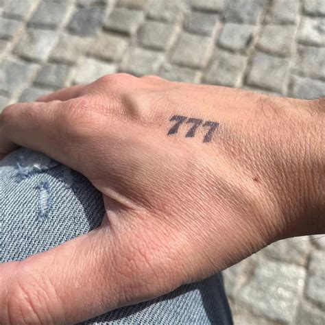 777 significato tatuaggio | tatuaggio temporaneo – The Flash Tattoo