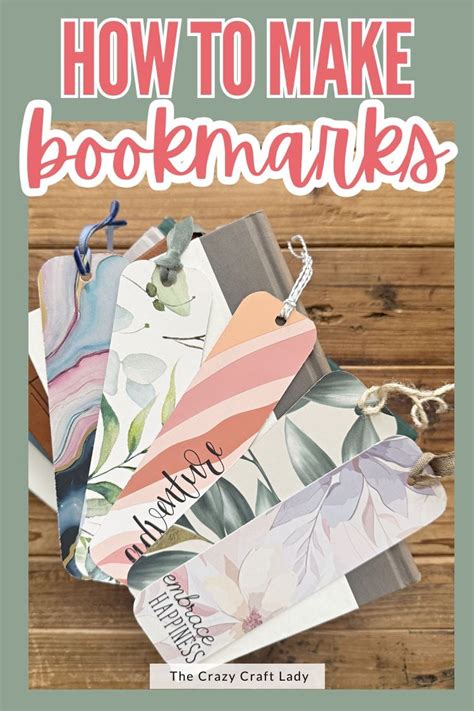 diy scrap wallpaper bookmarks  crazy craft lady