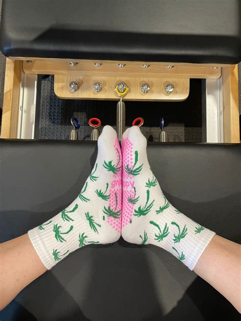 Palm Tree Grippy Sock