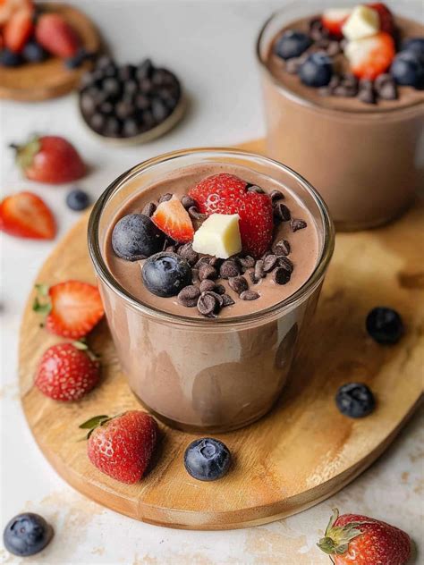 High Protein Chocolate Pudding