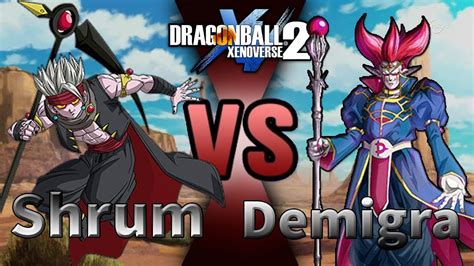 dragon ball xenoverse  dios demonio shrum  dios demonio demigra