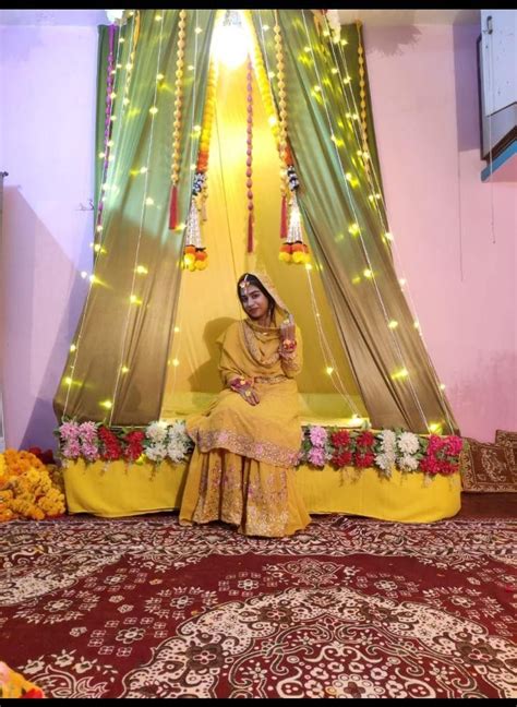 Pin by Shab on haldi ceremony decorations | Haldi ceremony decorations ...