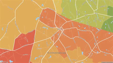safest   dangerous places  johnston sc crime maps