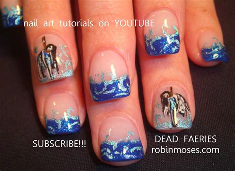 nail art  robin moses halloween nails scary nail art creepy