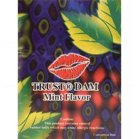 Trustex Dental Dam Flavored Condoms for Oral Sex Latex Sheet Film Cover