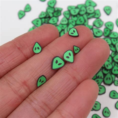 100g/lot Aliens Polymer Soft Clay Grimace Slices S... – Grandado