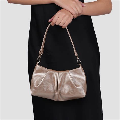 Oriana Nude | Soft Rouched Shoulder Bag | Paradox London
