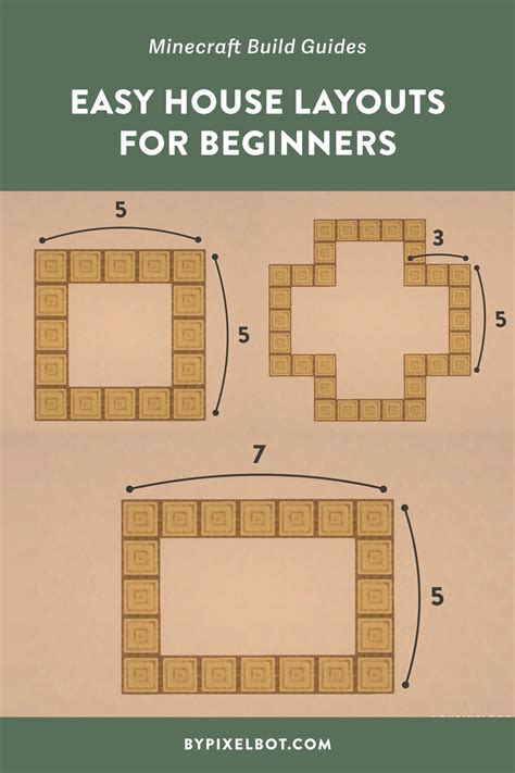 simple minecraft house layout ideas   started bypixelbot