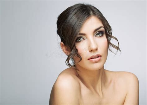 Portrait of a nude woman stock image. Image of artistic - 97955107