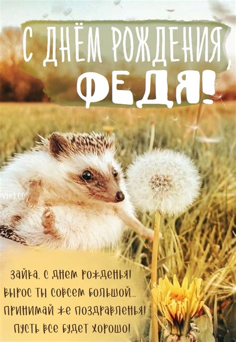 Детские картинки - С днем рождения, Федя! (36 фото)