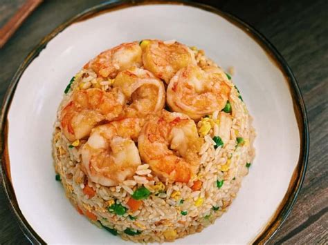 Shrimp Fried Rice - No More Mushy Fried Rice! - Tiffy Cooks