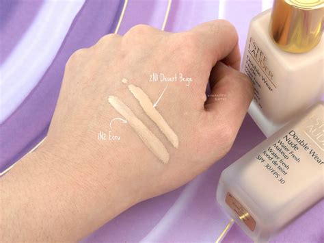 Estee Lauder Double Wear Nude Water Fresh Makeup: Review and Swatches ...