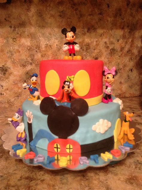 Mickey Mouse clubhouse cake | Mickey mouse clubhouse cake, Cake, Mickey ...