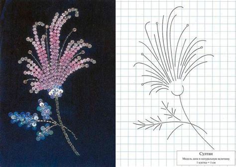 Вышивка на одежде бисером: схемы и фото идеи | Floral machine ...