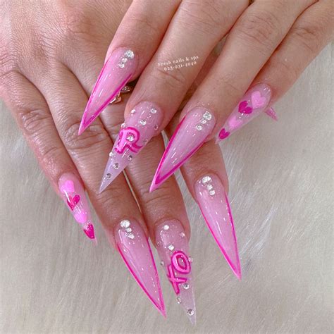 Pin by ohanna Vlt on Nail onglerie | Pink nails, Nails, Short square