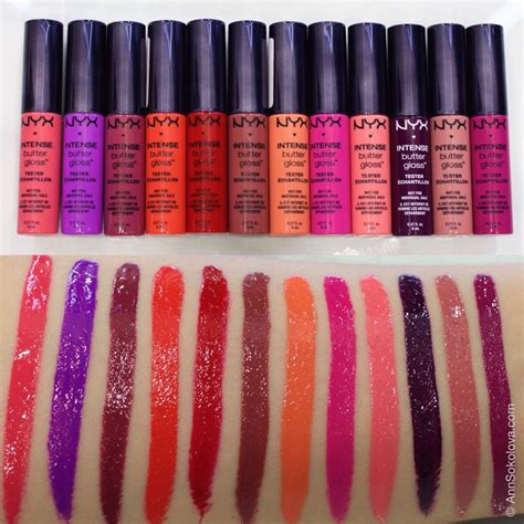 #NYX Intense Butter Gloss new video | Макияж, Косметика, Блеск для губ