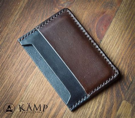 Визитница | Leather card holder wallet, Card holder leather, Minimalist ...