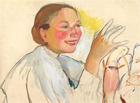 Zinaida Yevgenyevna Serebryakova | Portrait of a woman (1910s) | MutualArt