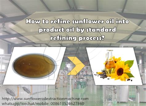 Sunflower oil extraction method,steps of sunflower oil making ...