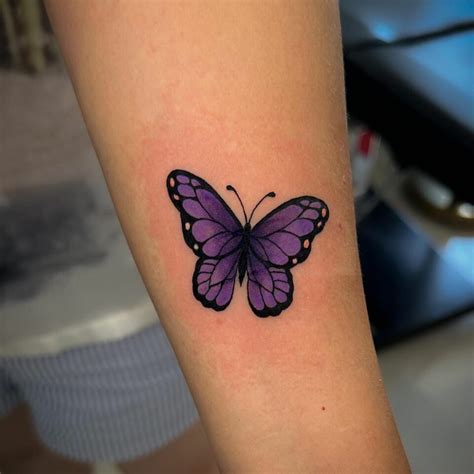 gorgeous purple butterfly tattoos  inspire hope  growth