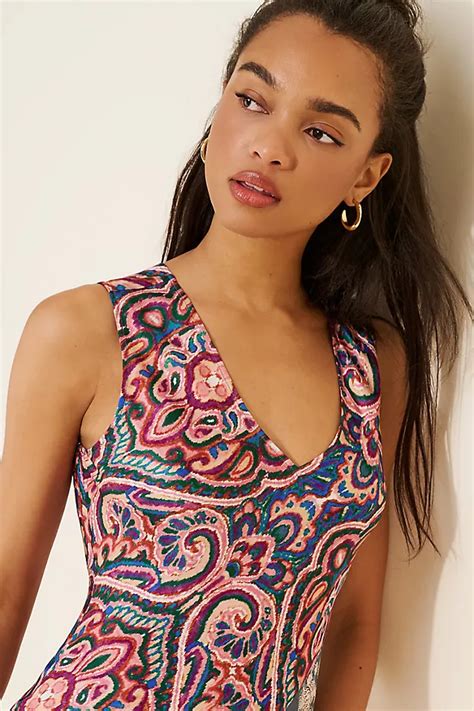 Kachel Floral Sleeveless Maxi Dress | Anthropologie