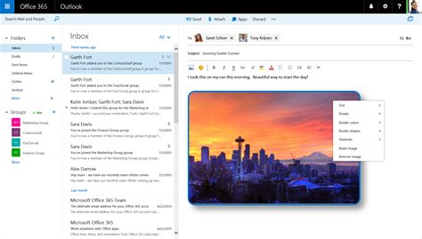 features coming  outlook   web microsoft  blog