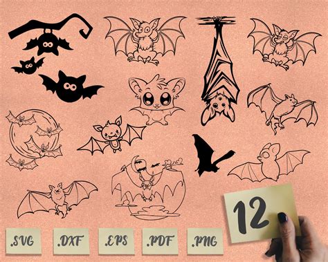 BAT SVG, halloween svg, bat silhouette, bat clipart, halloween bat svg ...