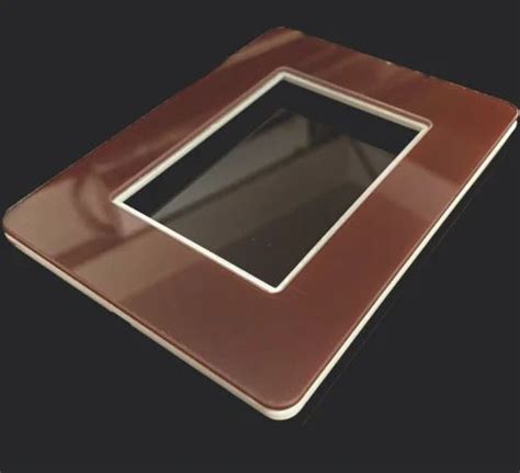 Brown Acrylic Modular Plate at Rs 41/piece | Modular Plates in New ...