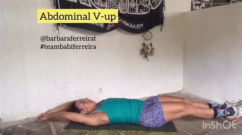Abdominal V-up - YouTube