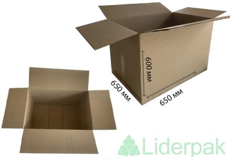 Гофроящик 650*650*600 Т-22 трехслойный - купить Гофроящики, коробки в ...