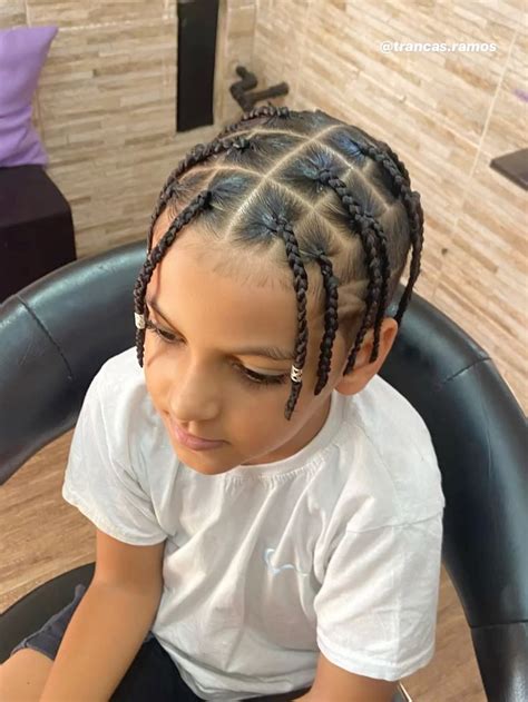 Trança Box Braids Infantil - Box Braids | Trança solta, Tranças infantis, Tranças masculinas
