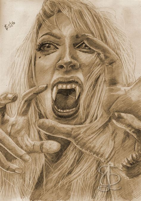 Freehand sketch of Vivid Vivka using HB pencil and eraser. Darkened and