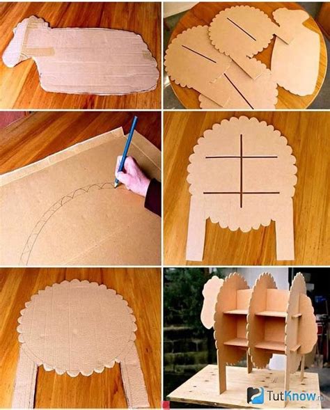 Пошаговое изготовление подставки из гофрокартона | Paper crafts, Crafts ...